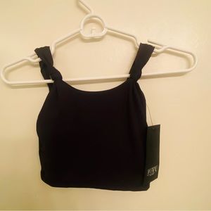 Five black YXL dance bra top